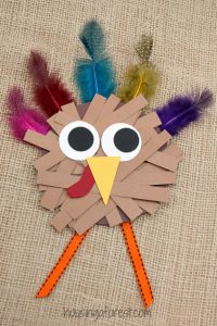 fall crafts for kids turkey