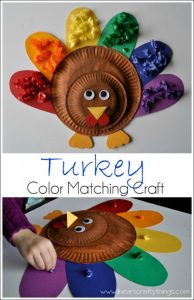 fall crafts for kids turkey