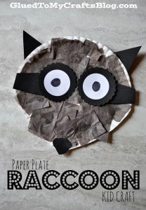 fall crafts for kids raccoon